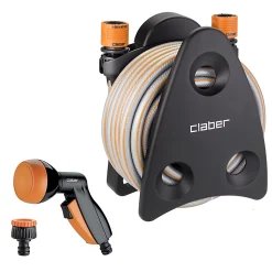 Castorama Dévidoir Portable Claber Mini Set Garden équipé 10m