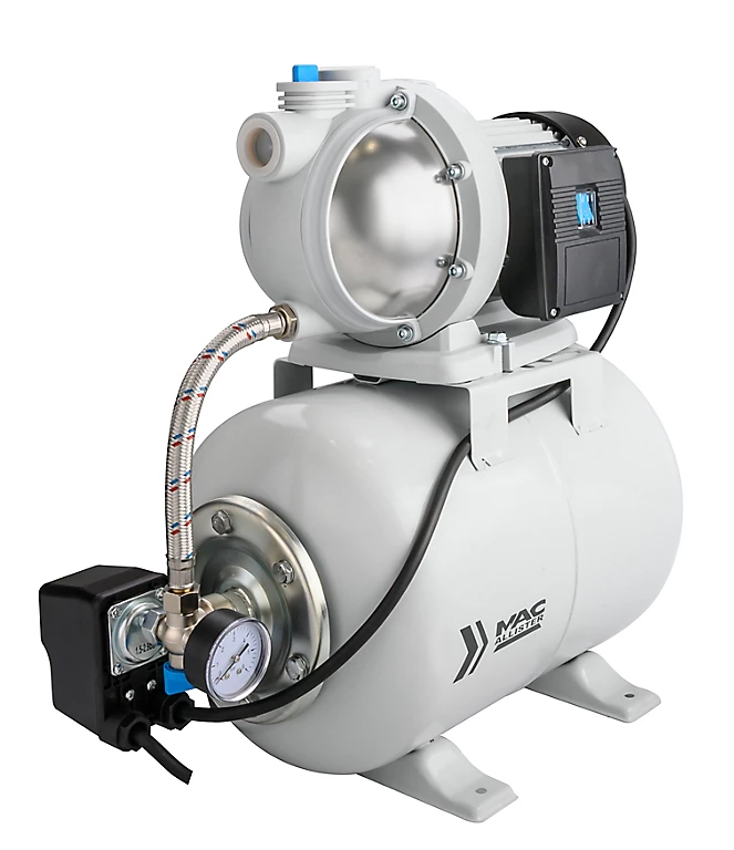 Castorama Surpresseur Mac Allister 1100 W Débit 4600 L/h Avec Réservoir 24 Litres 1 Castorama Surpresseur Mac Allister 1100 W Débit 4600 L/h Avec Réservoir 24 Litres