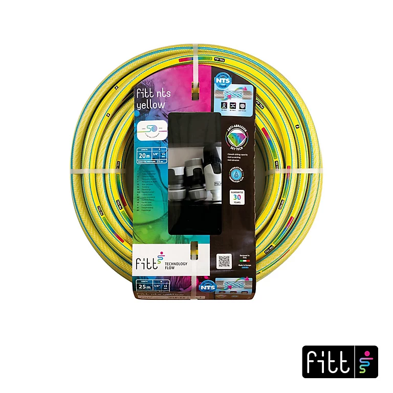 Castorama Tuyau D'arrosage Fitt NTS Yellow ø15 Mm L.20 M, Avec Accessoires 1 Castorama Tuyau D'arrosage Fitt NTS Yellow ø15 Mm L.20 M, Avec Accessoires